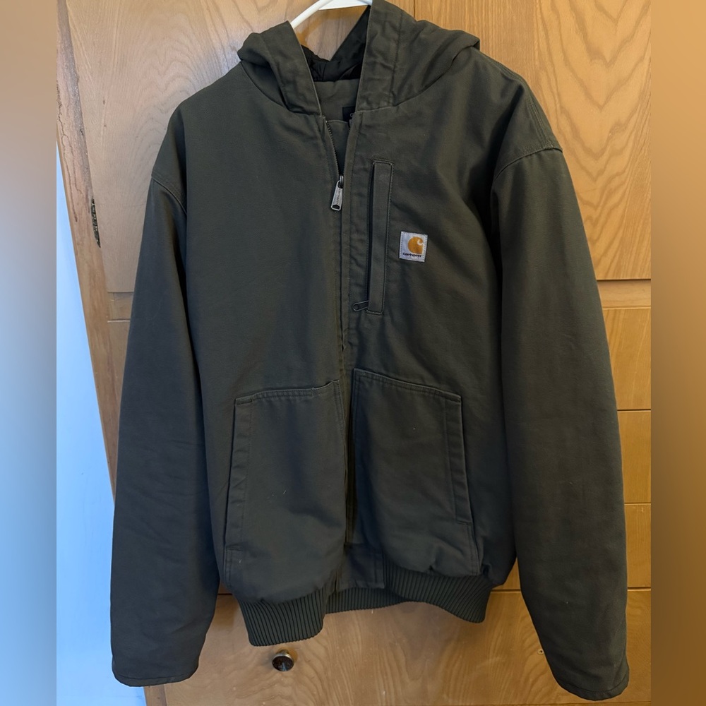 Carhartt Insulated Loose Fit Hooded Jacket - Medium